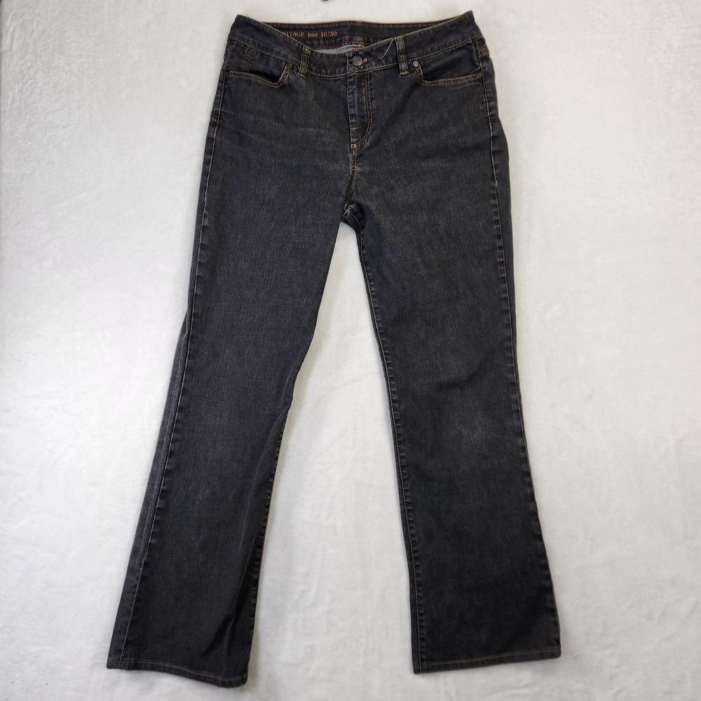 Heritage Boot Jeans Womens Size 10/30 Dark Wash Bootcut Stretch Denim